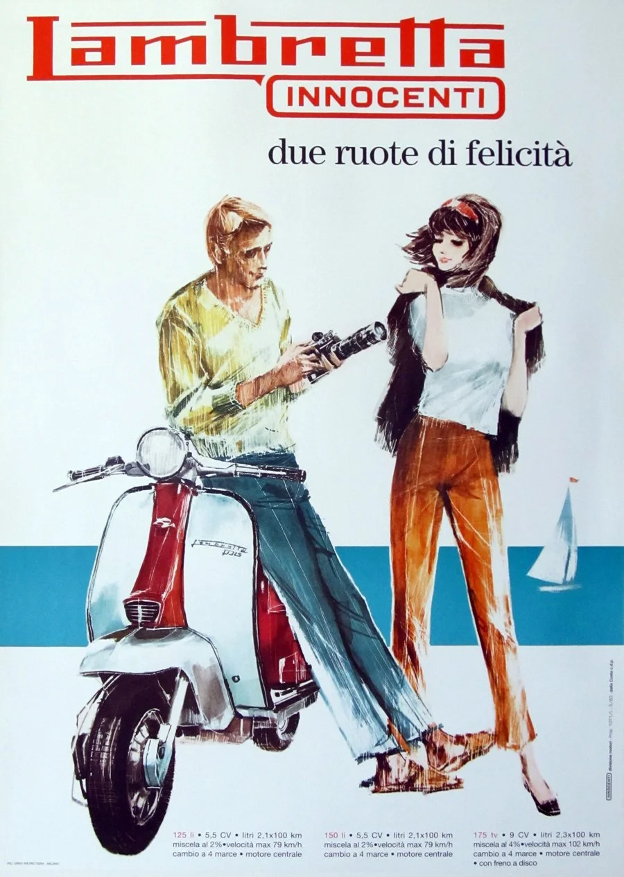 "Lambretta Innocenti", Anonymous, 1963, 53.75"x39.25", $940