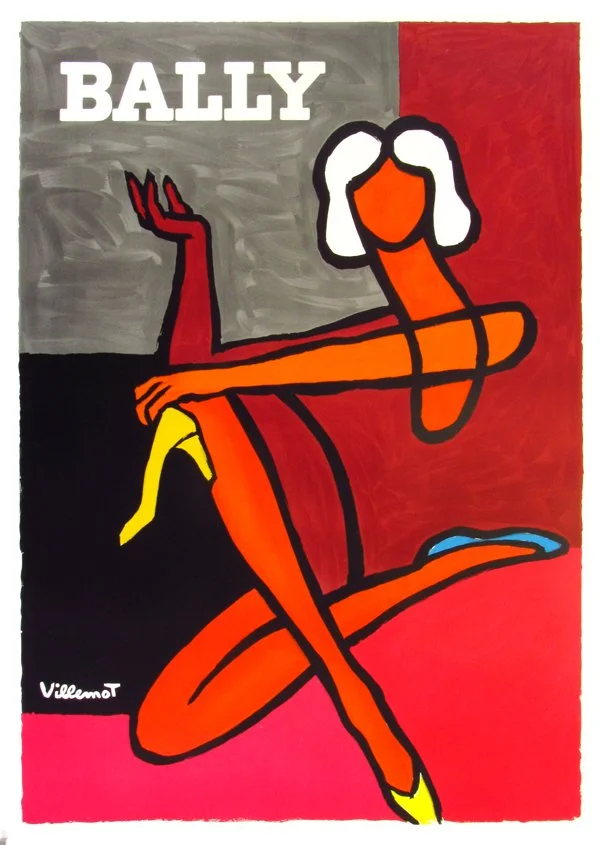 "Bally (Femme)", Villemont, 1979, 63.75"x45", $1,600