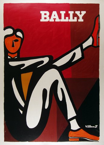 "Homme (DOD Bally Man)", Villemont, 1979, 62.25"x45.5", $1,200