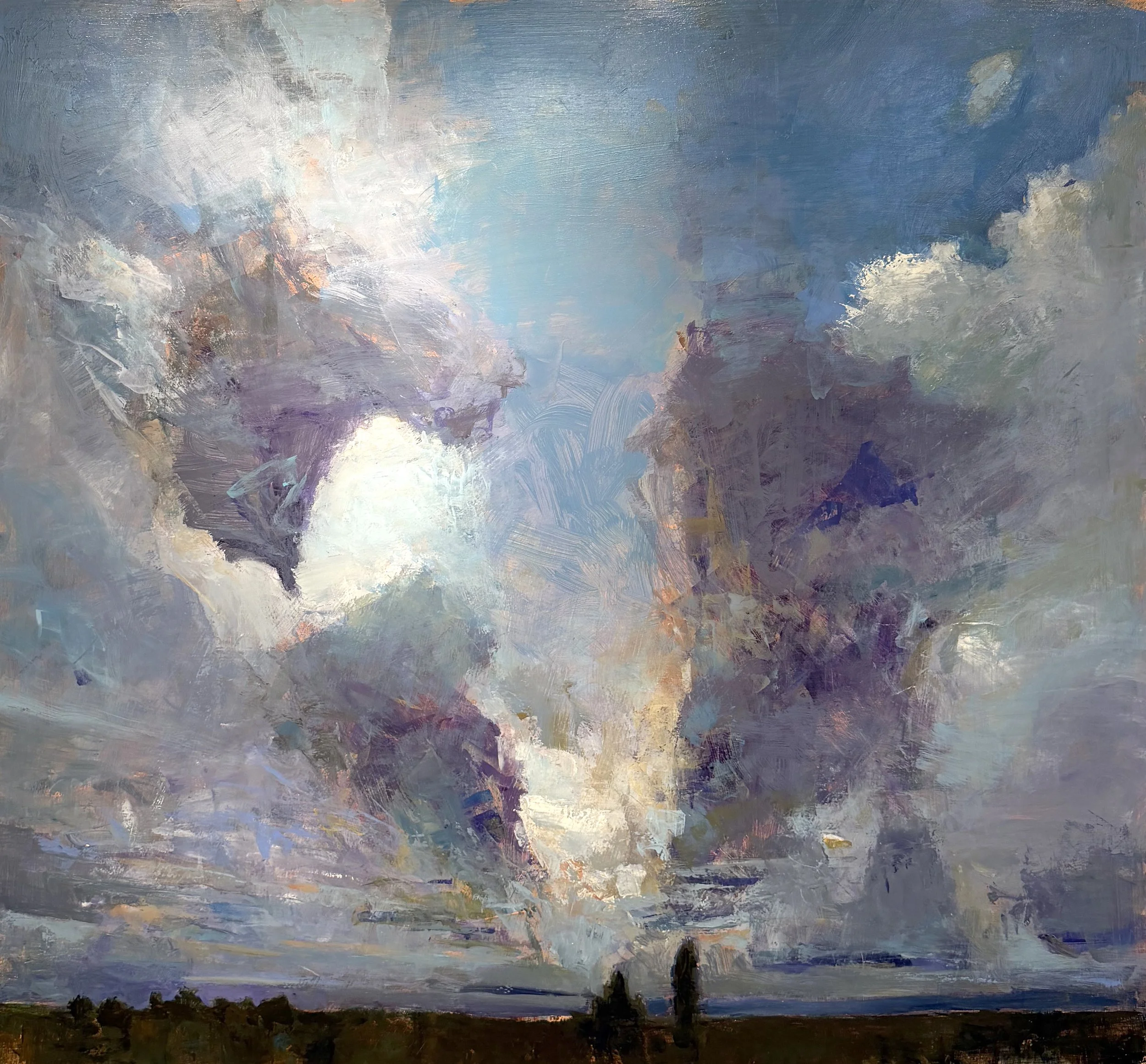 Wild Are The Clouds
Acrylic on Panel
36" X 36"
$4,000
