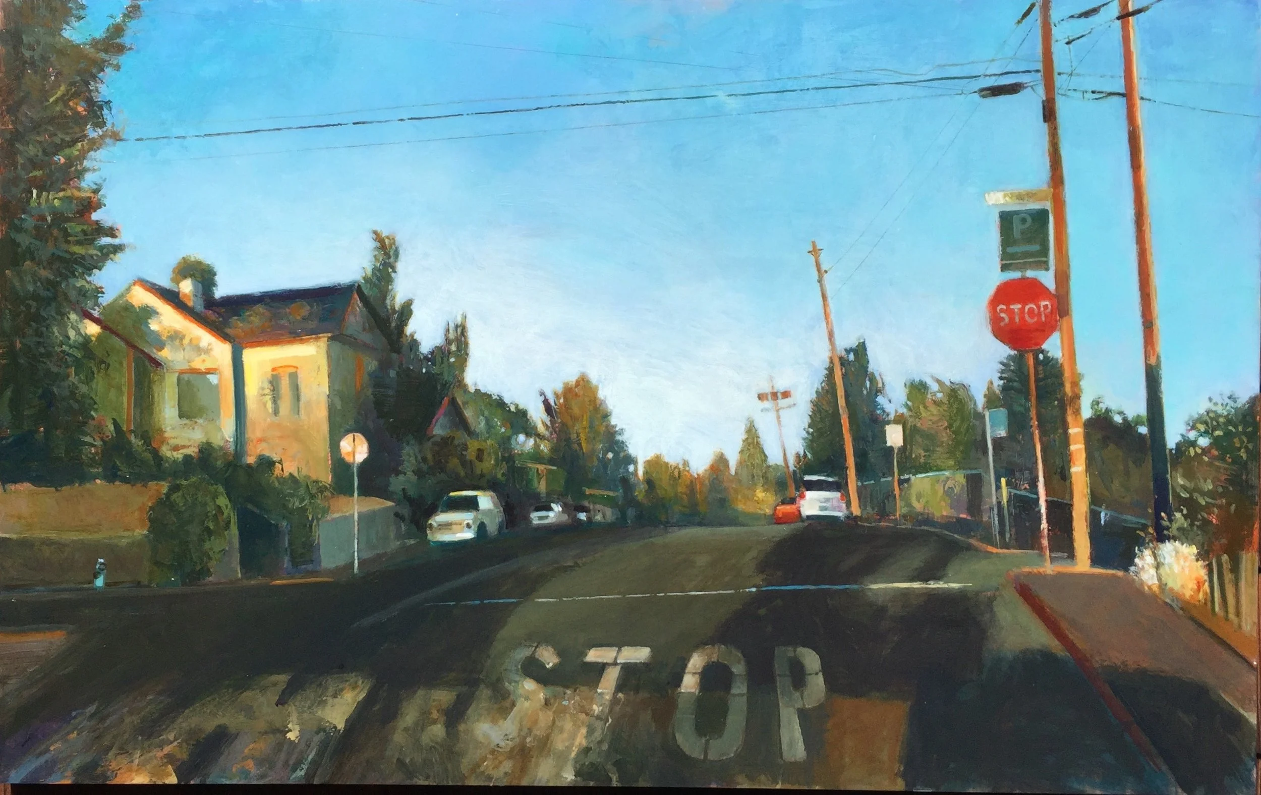 "High St. Intersection"
Acrylic on Panel
30" X 48"
$4,600.00