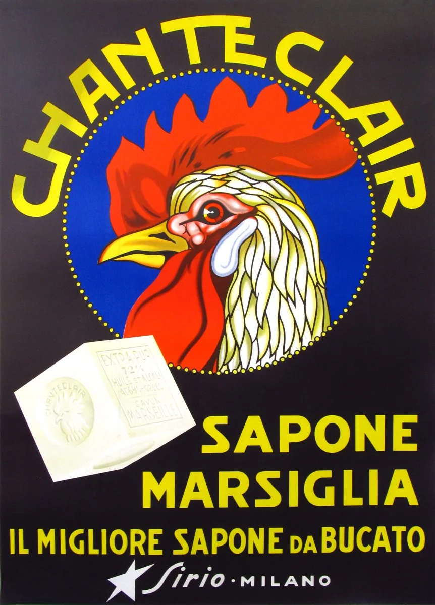 "Chanteclair Sapone", Anonymous, 1960, 53.75"x39", $1,100