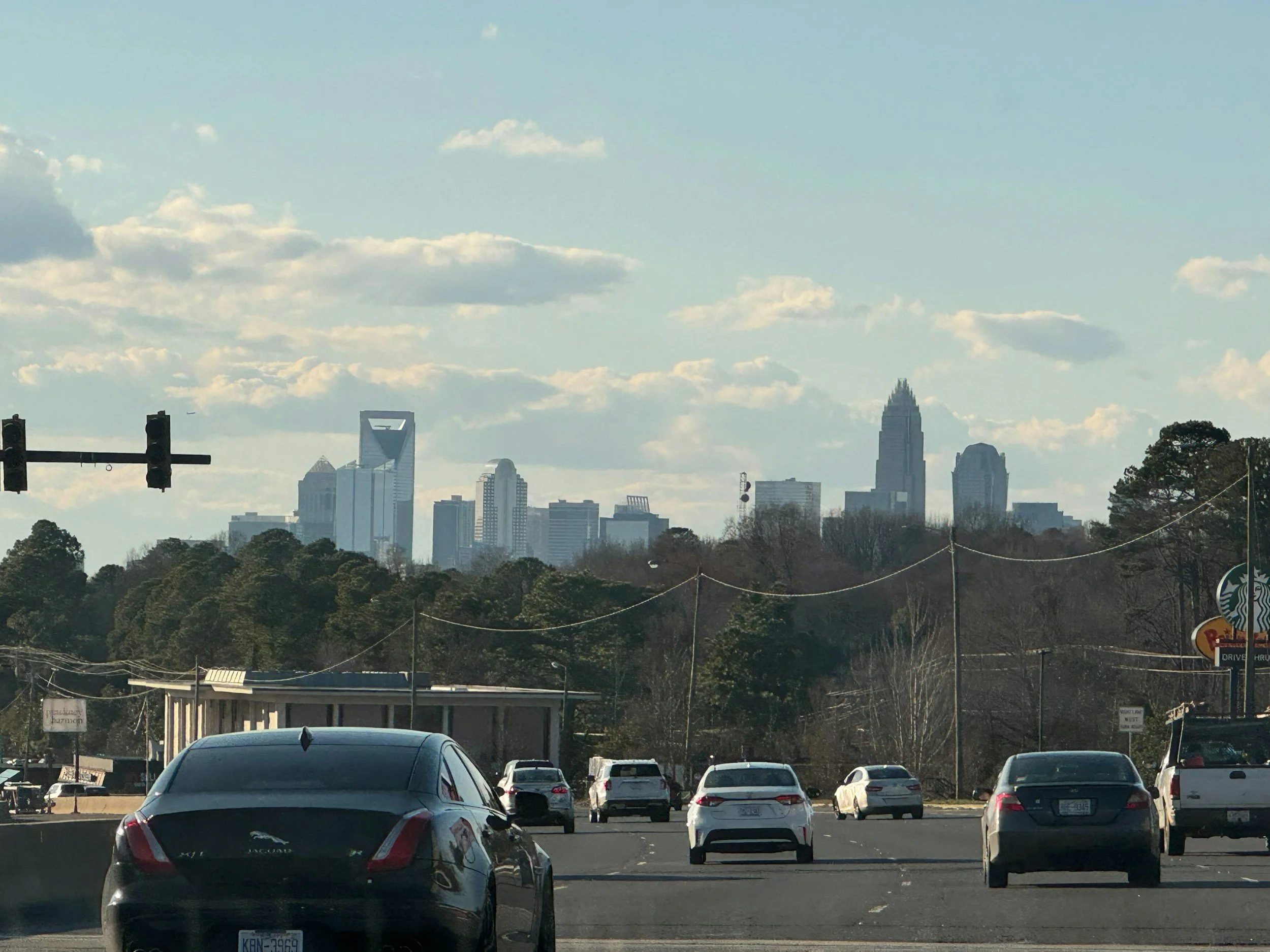 Charlotte traffic and Uptown commute related to desk work neck shoulder and back tension