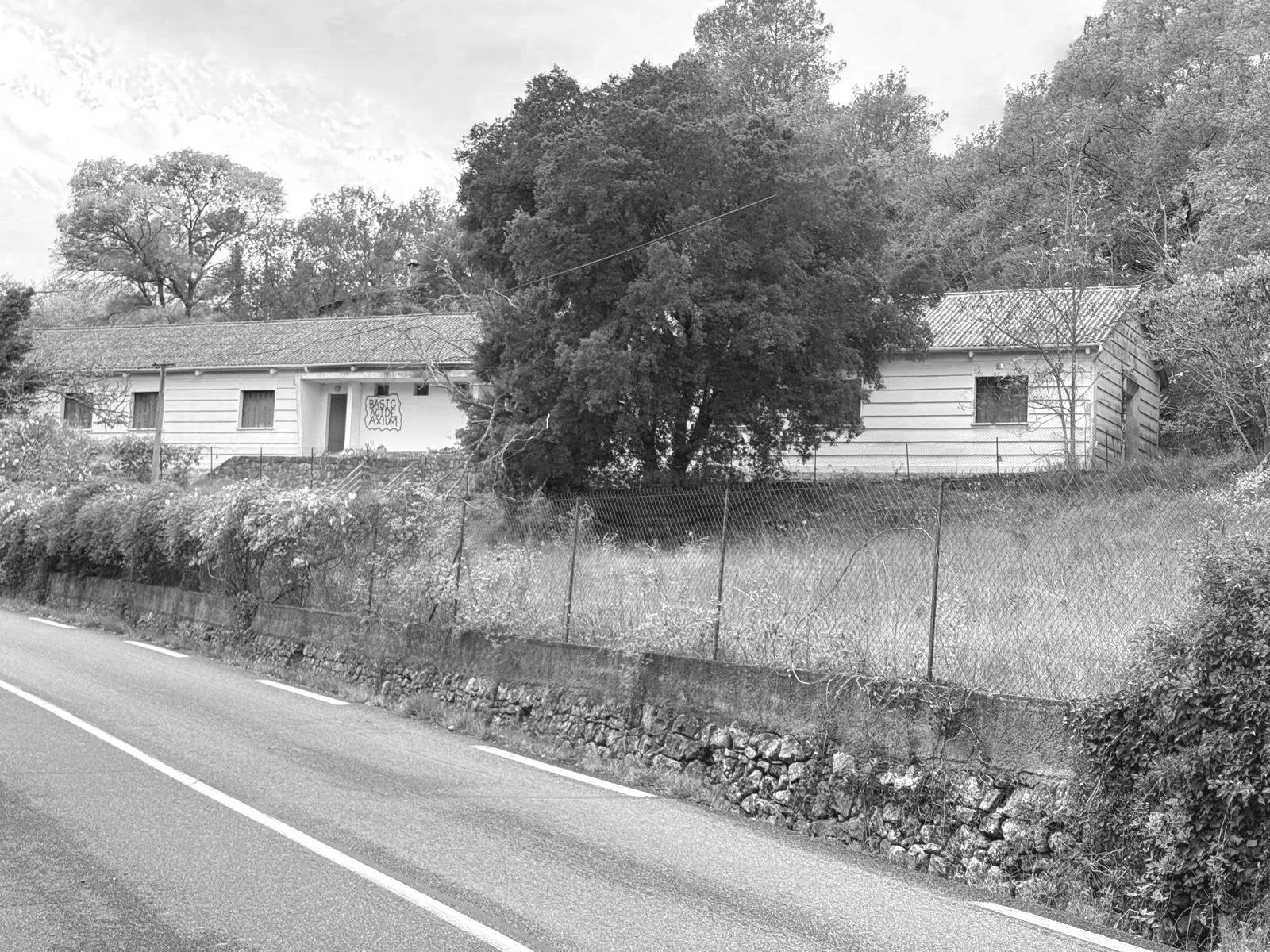 Vue de la rue existante 