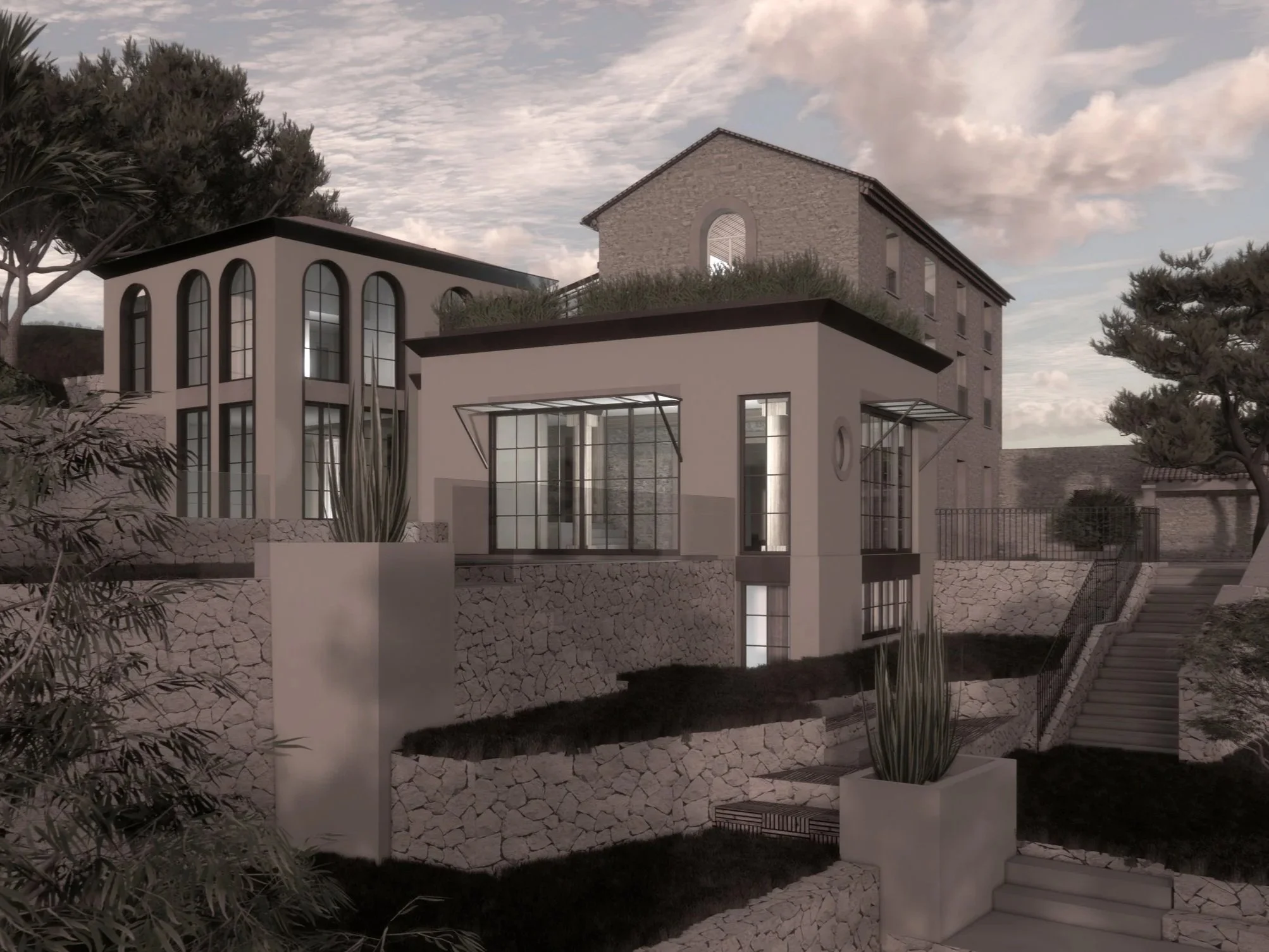 Renovation et extension Mougins 