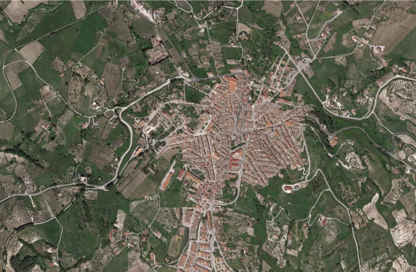 Le "borgo" au centre de la Sicile