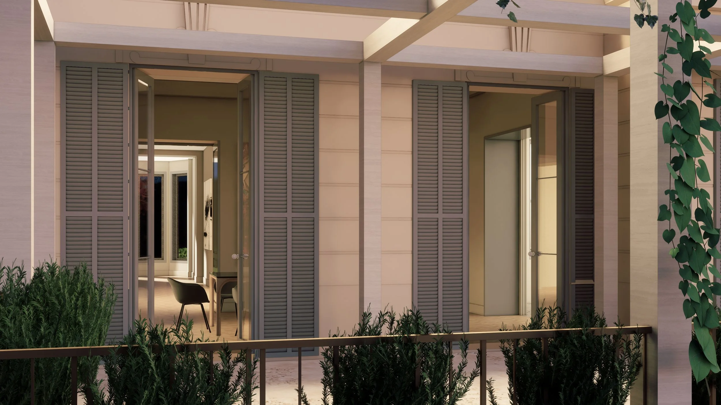 Vue depuis nouvelle extension 