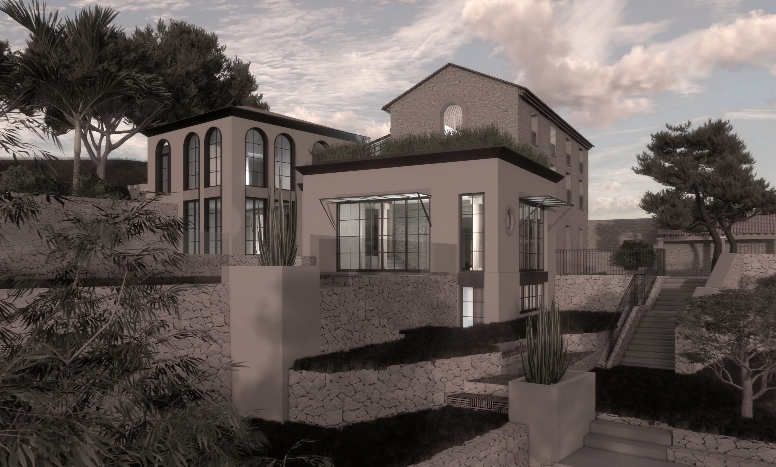 Renovation et extension Mougins 