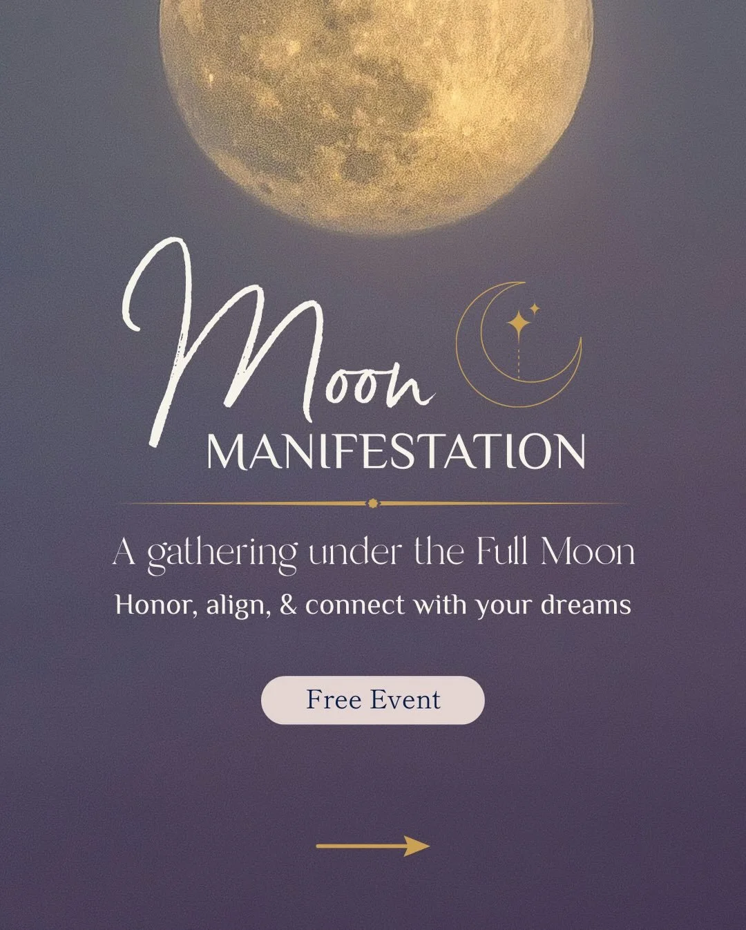 Feeling overwhelmed, scattered, or stuck in constant &ldquo;doing&rdquo;?

There&rsquo;s a reason.

Most women are trying to create from pressure instead of rhythm.

On Tuesday, March 3rd, I&rsquo;m hosting a free live Full Moon Manifestation gatheri