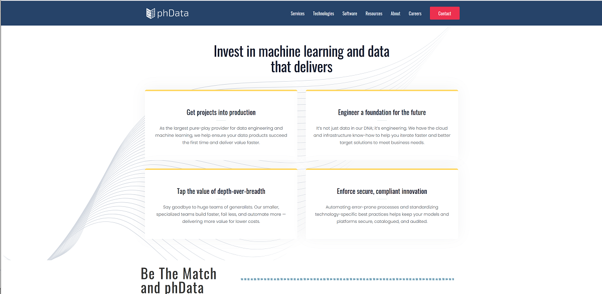 phData home page copy refresh — core benefits.