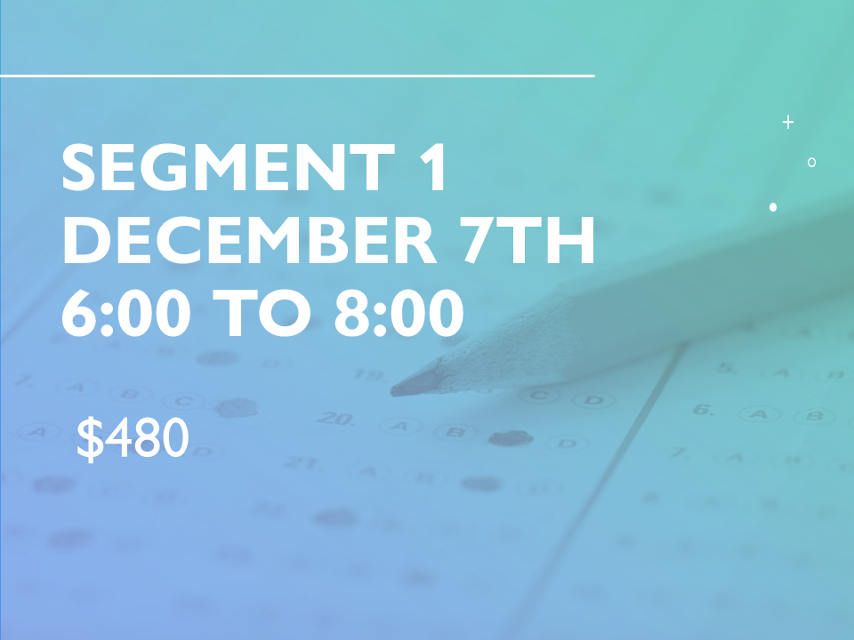 Segment 1 December 7th 6:00pm