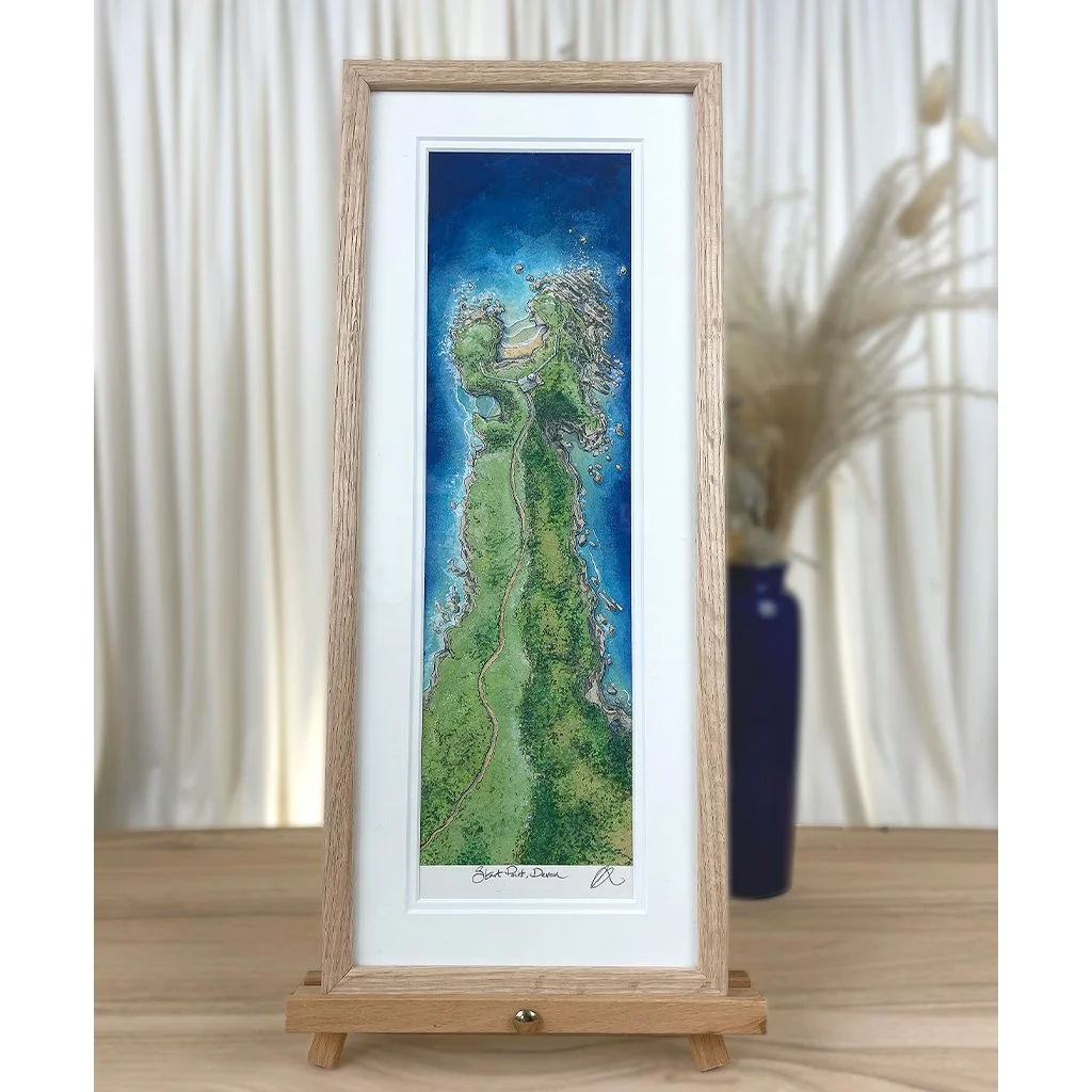 Framed Limited Edition - START POINT, COASTAL TRIPTYCH #2