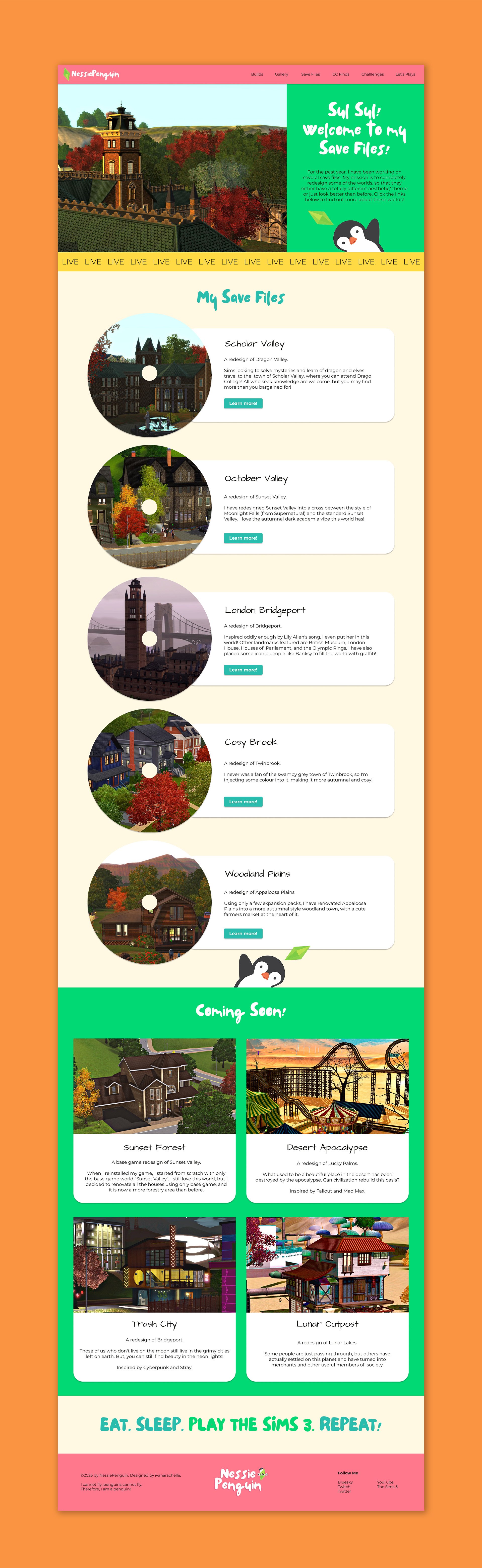 Save Files page