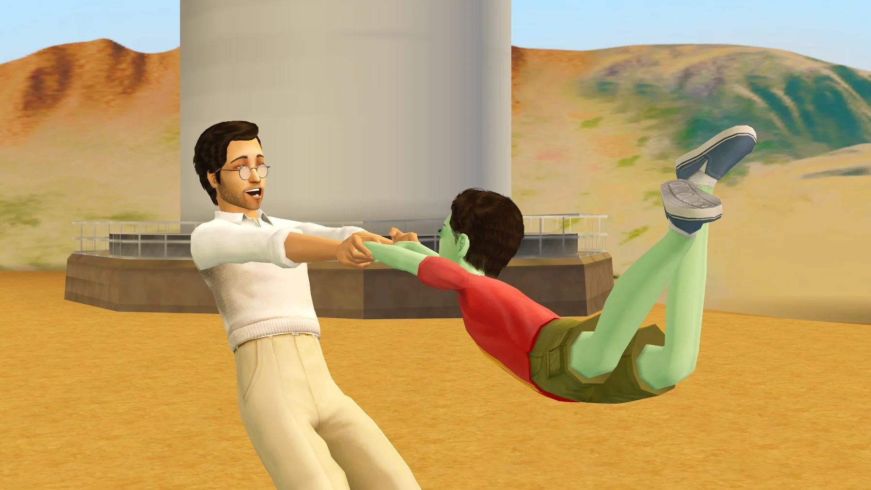 Pascal swinging Tycho around