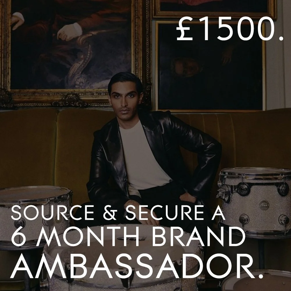 Source & Secure a 6 Month Brand Ambassador