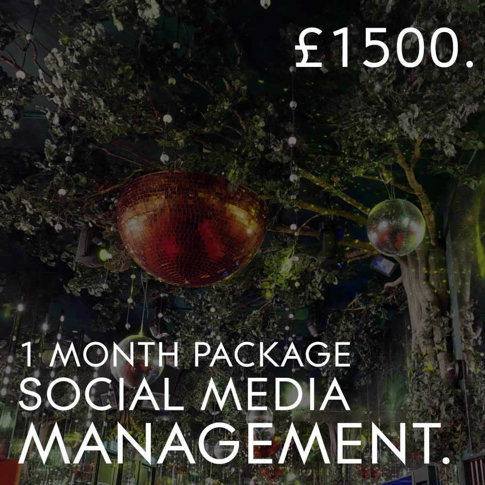 1 Month Package: Social Media Management