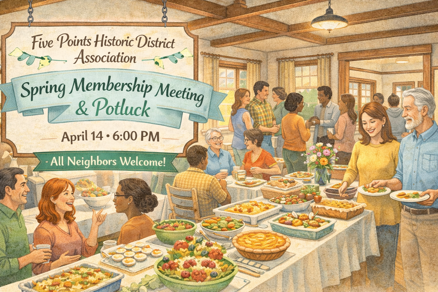 Spring Membership Meeting & Potluck