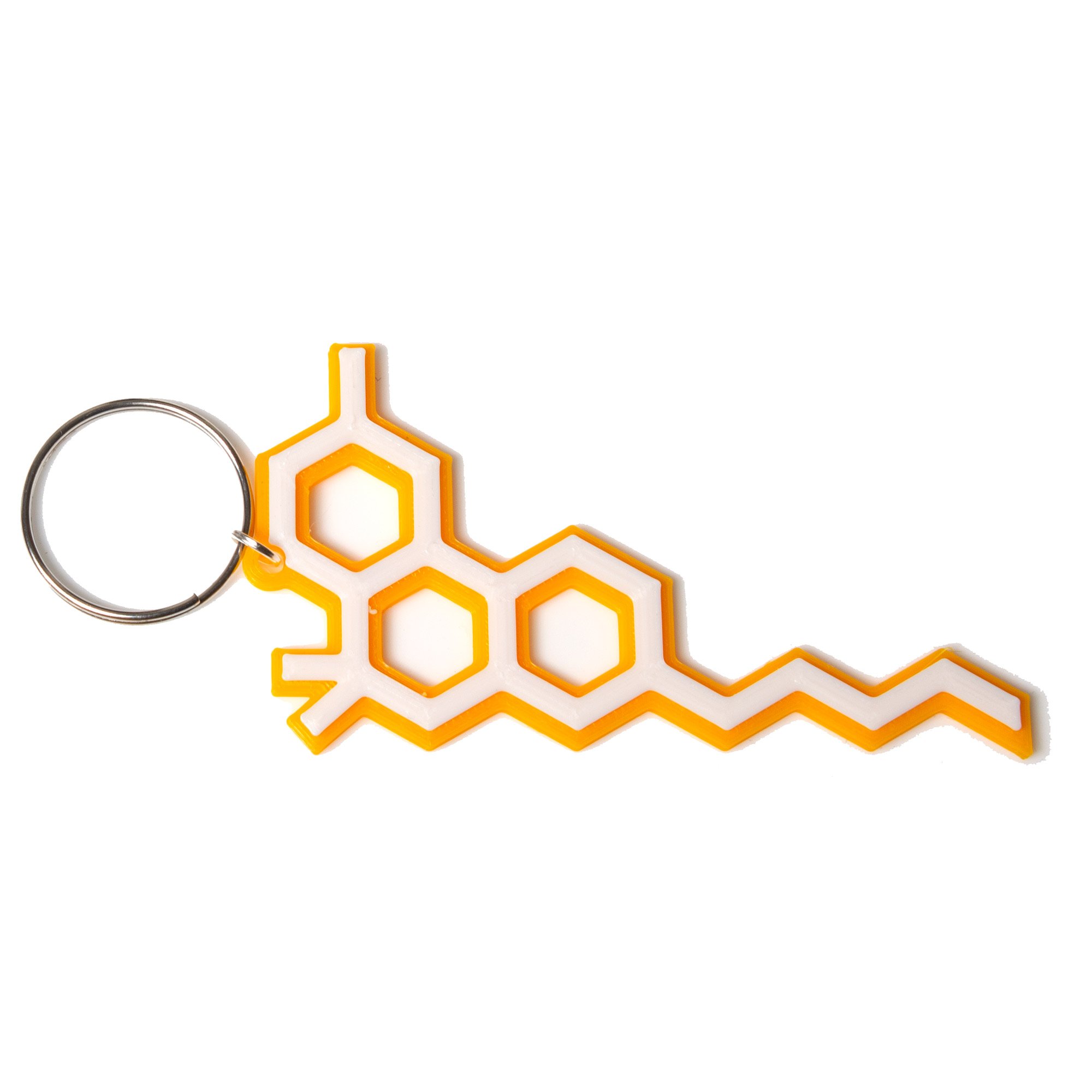 White-and-Yellow-THC-Molecule-Keychain.jpg