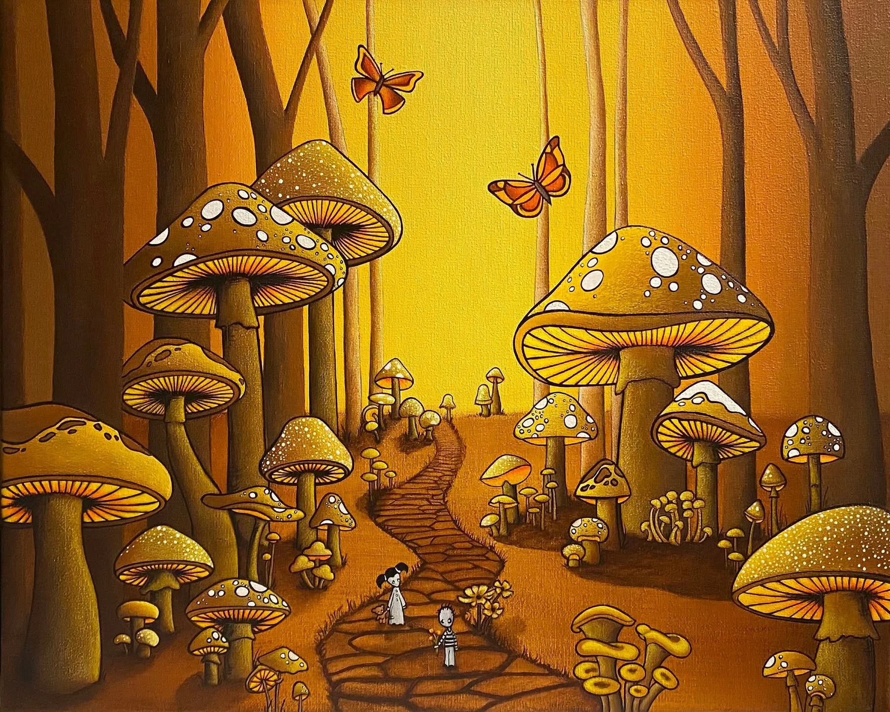 "A Morning Stroll in Wonder"
New Original Painting by Jaime Best