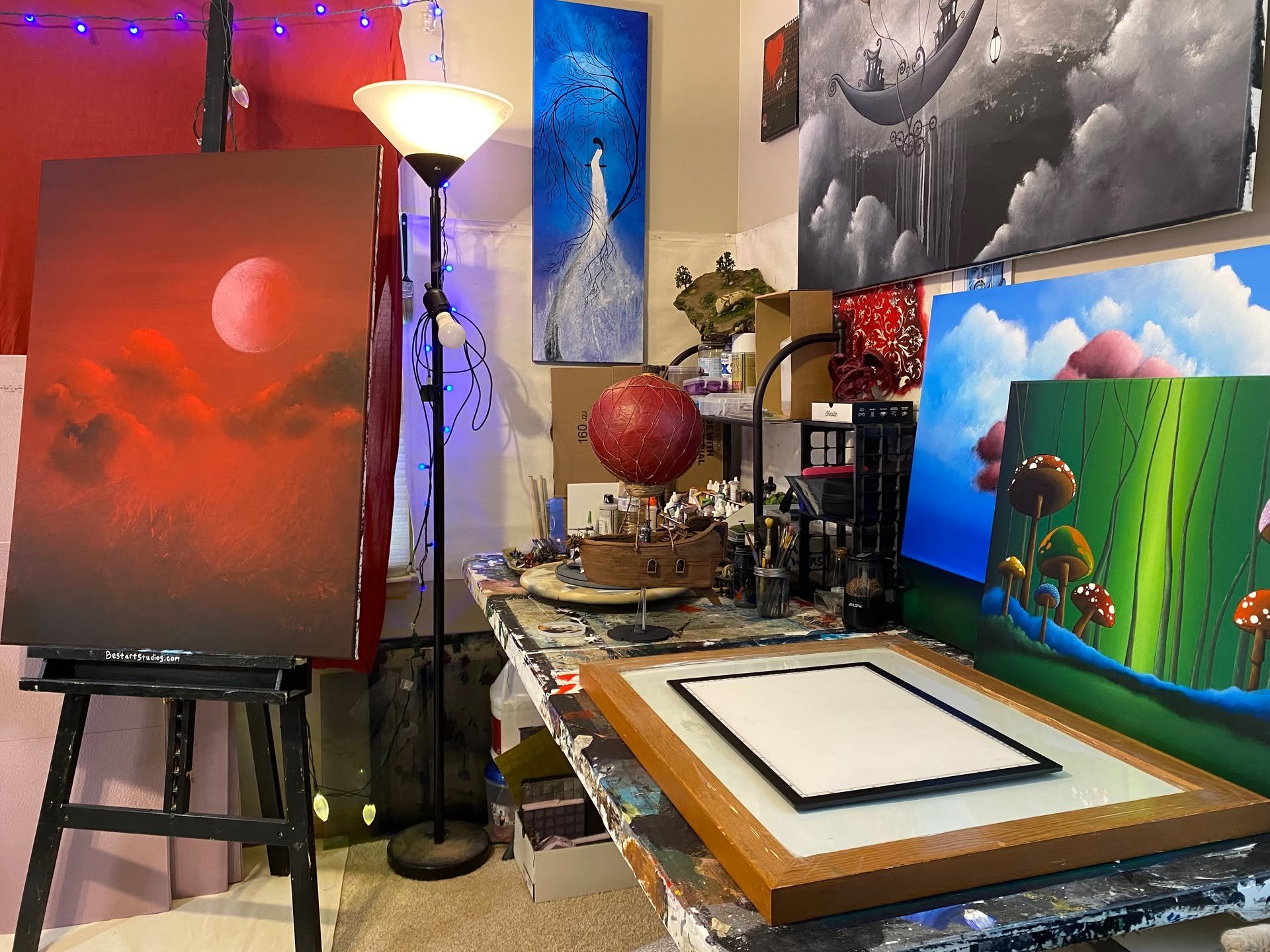 Studio Pic (from a week or two ago).