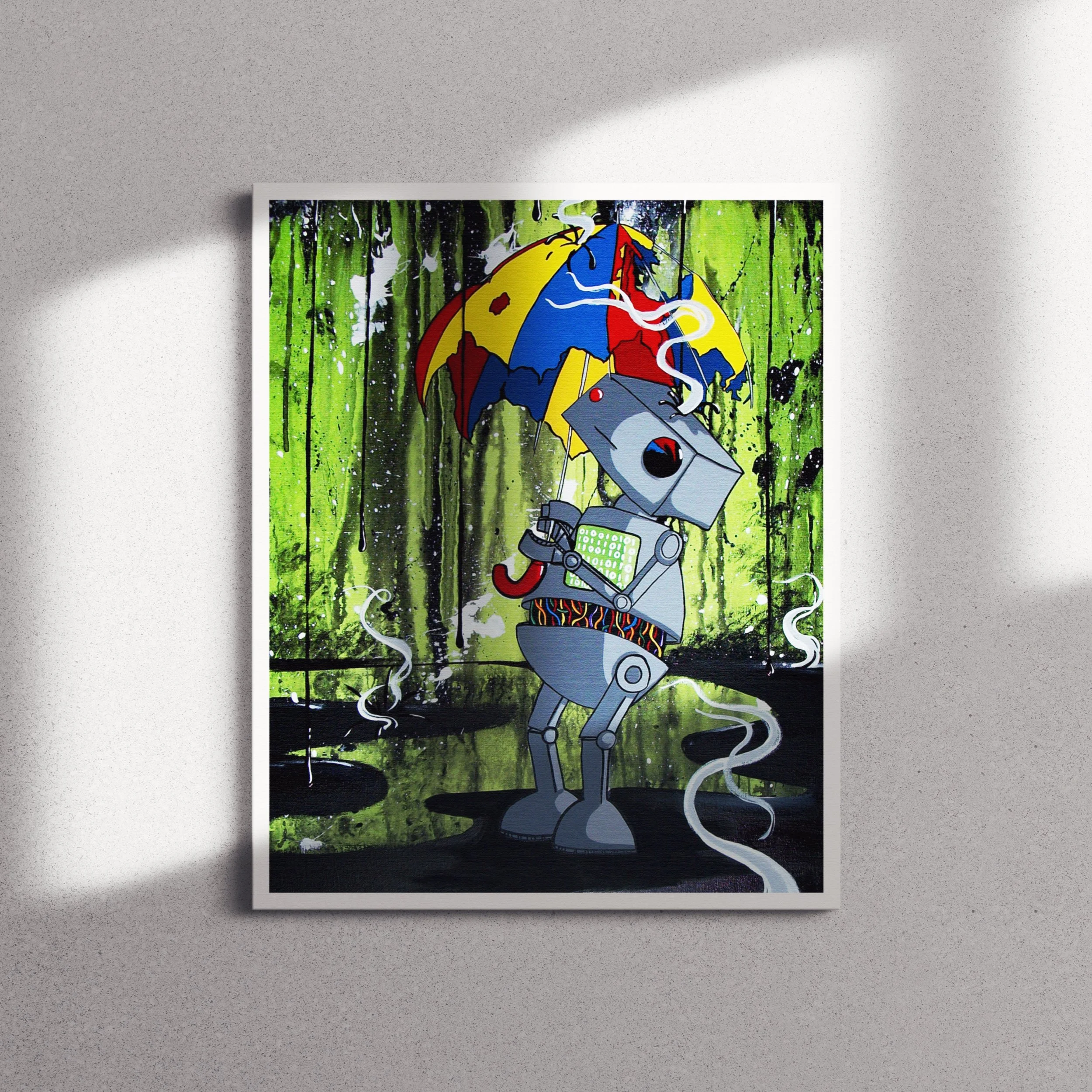 Acid Rain - Fine Art Print | Robot Art Series