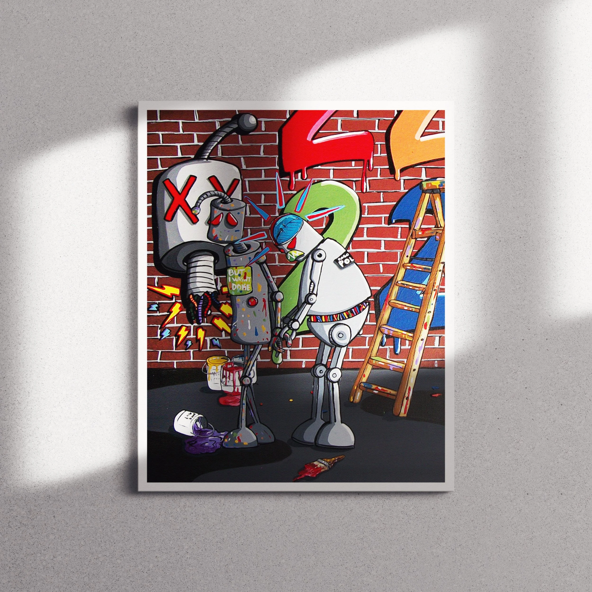 Delinquent - Fine Art Print | Robot Art Series