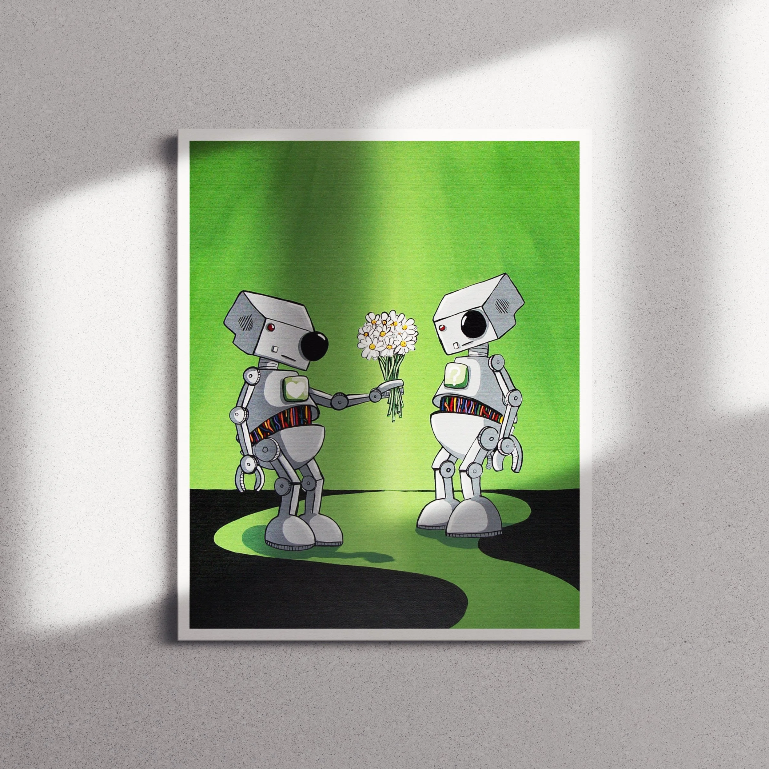 Flowers For You - Fine Art Print | Robot Art Series