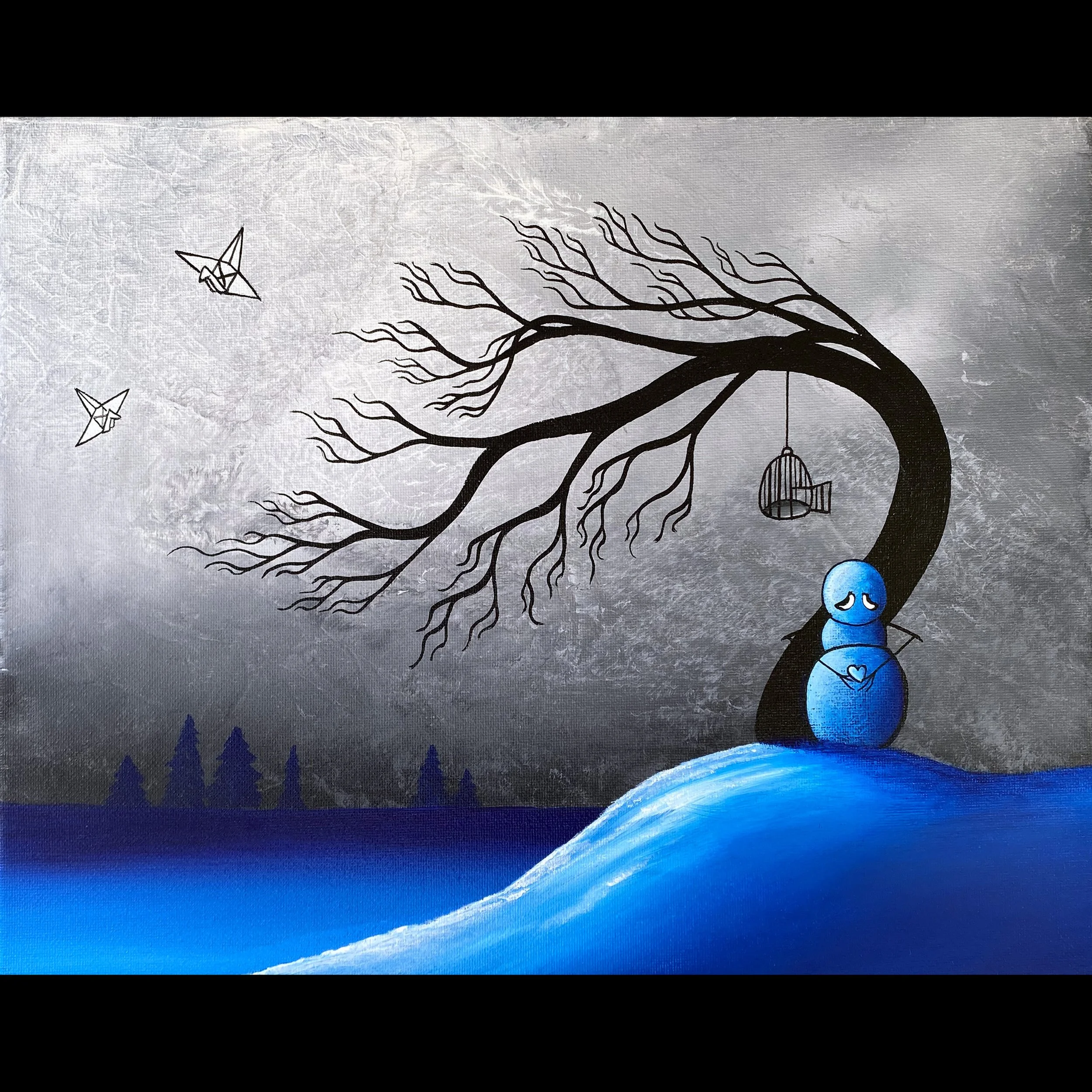 Original Painting "Winter's Heart" by Jaime Best