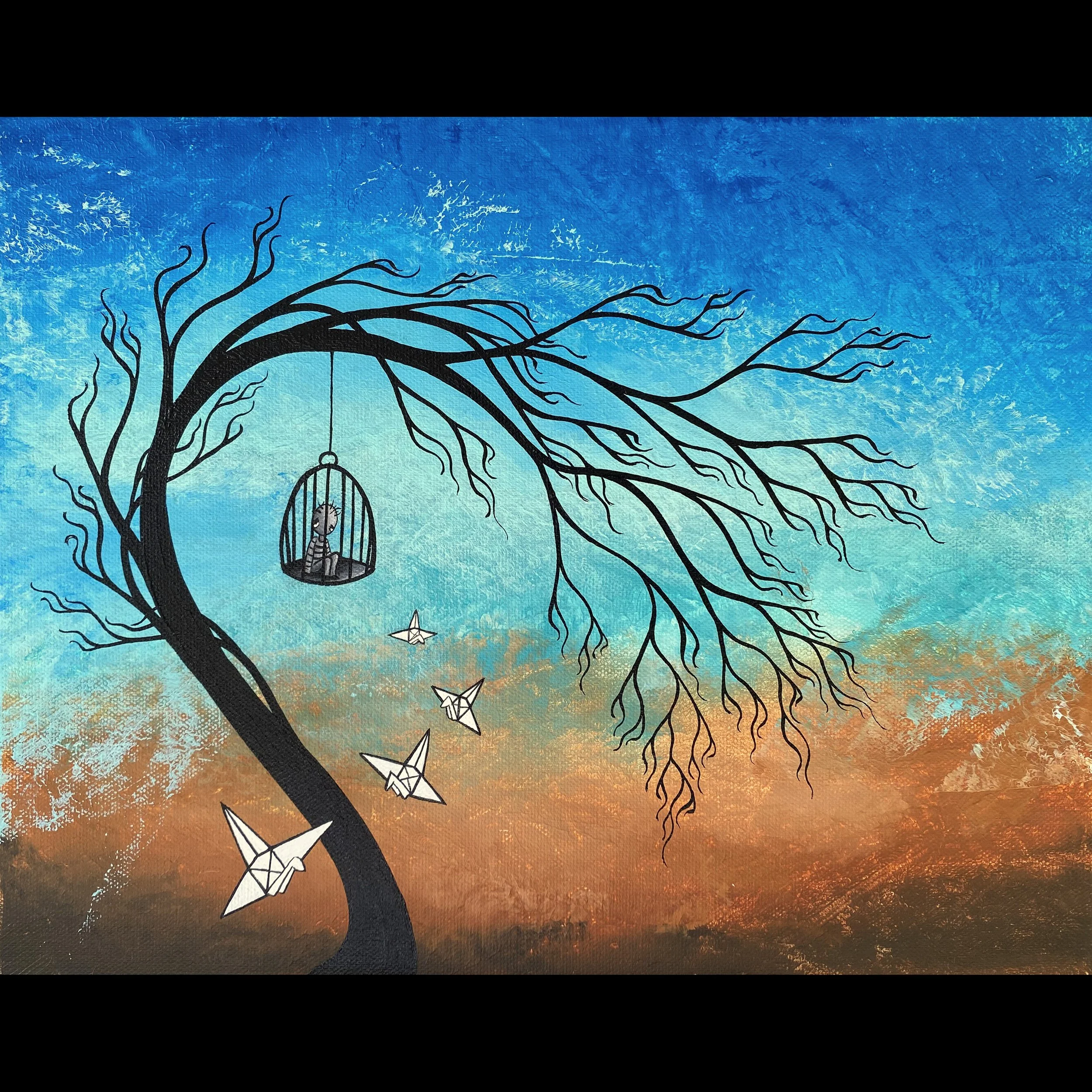 Original Painting "Caged" by Jaime Best