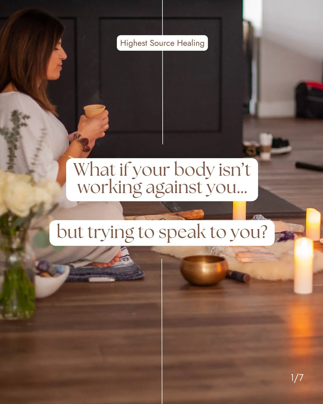 Your body holds wisdom your mind can’t always reach.
Every ache, every wave of tension, every emotion rising to the surface is all communication.
When we pause long enough to listen,
we begin to understand what’s truly asking for care.