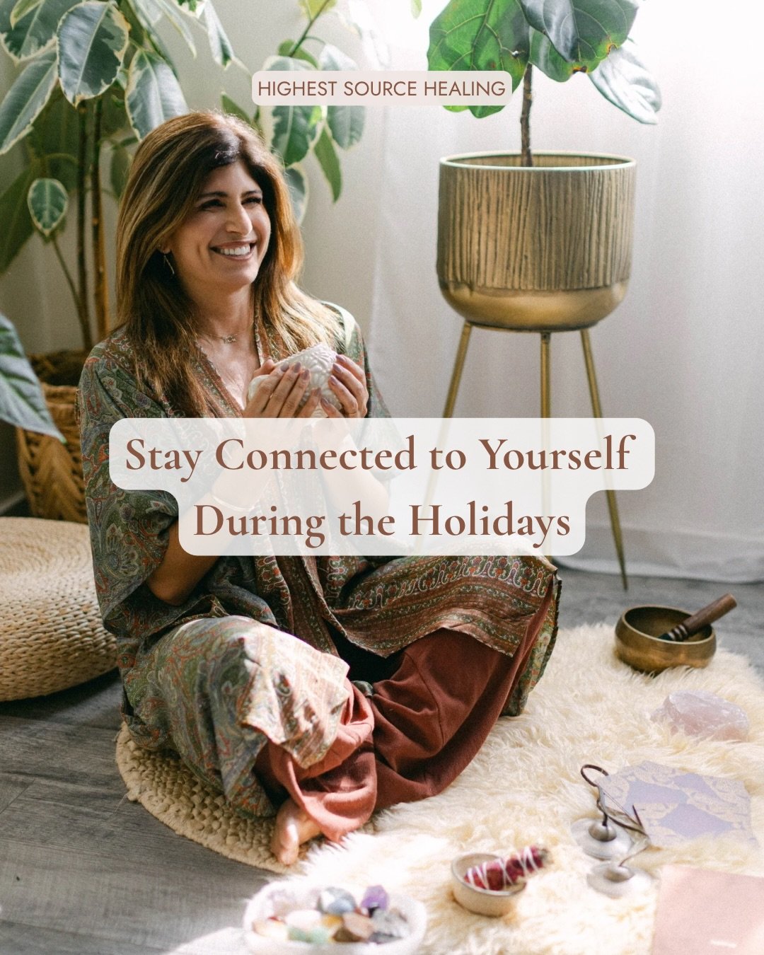 The holidays can amplify everything&hellip;
&hellip;connection, expectation, noise.

Staying connected to yourself doesn&rsquo;t require doing more.

Often, it shows up in small, quiet moments you choose to notice.

This is the practice.

Honor yours