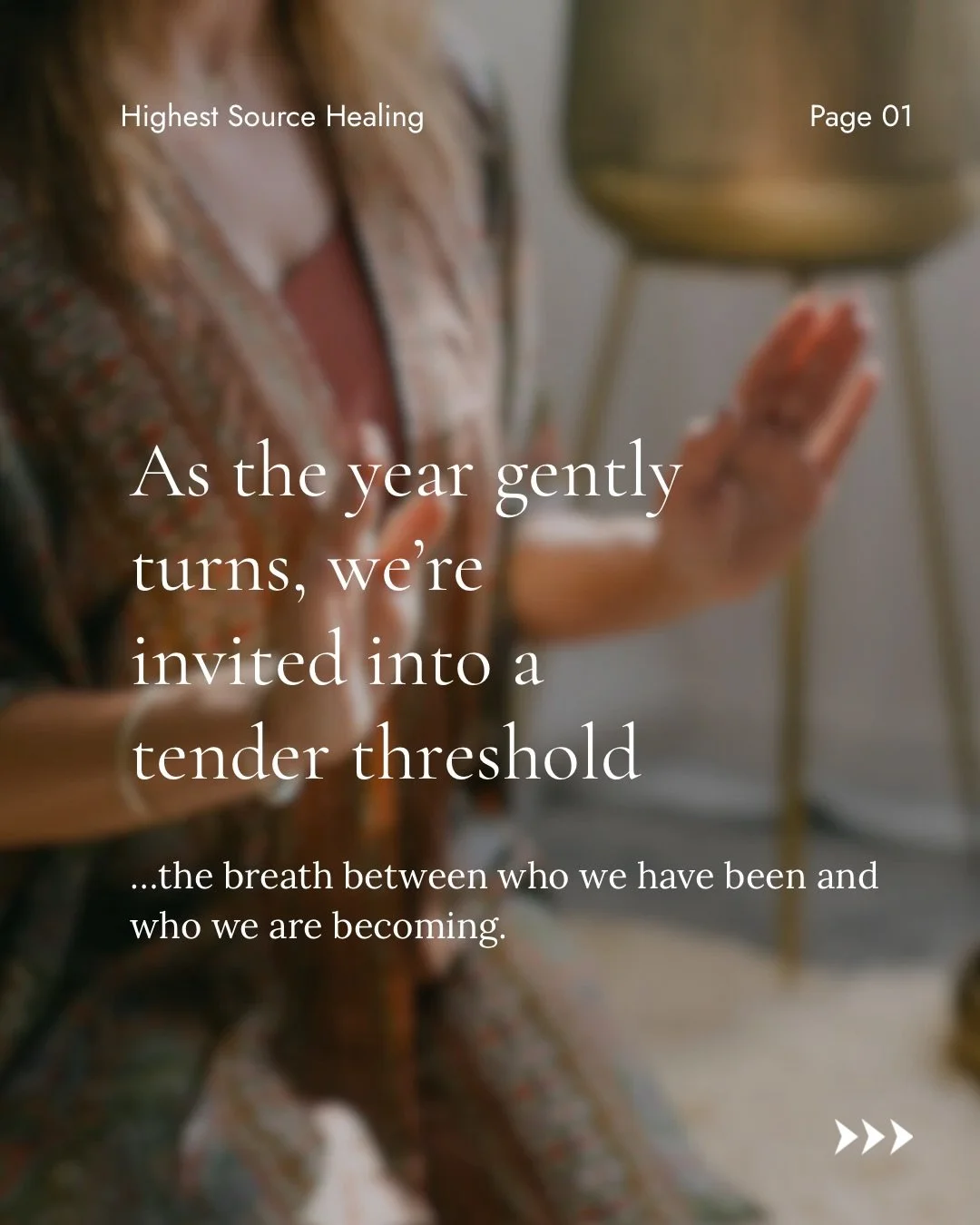 January does not ask you to rush forward.
It asks you to arrive.

To listen more closely.
To move with intention.
To choose depth over distraction.

This season at Highest Source Healing is rooted in presence, devotion, and embodied transformation&he