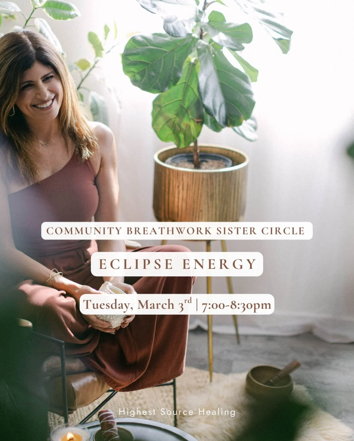 On March 3, we&rsquo;ll gather during the energy of a Total Lunar Eclipse.

An eclipse is a rare alignment, a moment when what&rsquo;s been quietly building beneath the surface finally comes into view.

Eclipses amplify.
They illuminate.
They recalib