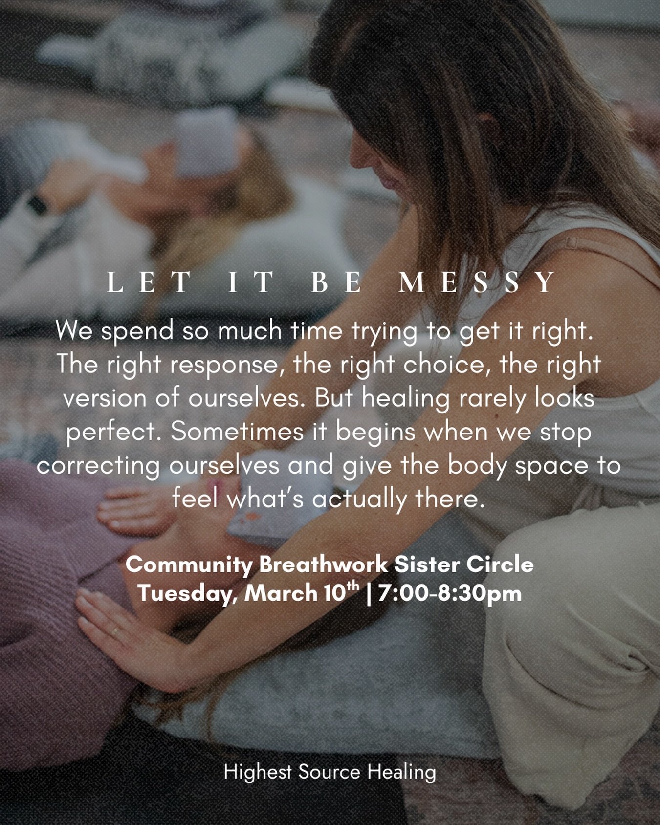 It&rsquo;s interesting how quickly we try to make sense of everything we feel.

We analyze it.
Talk ourselves out of it.
Try to &ldquo;figure it out.&rdquo;

But not every feeling needs to be solved.

Sometimes the body just needs space to move somet