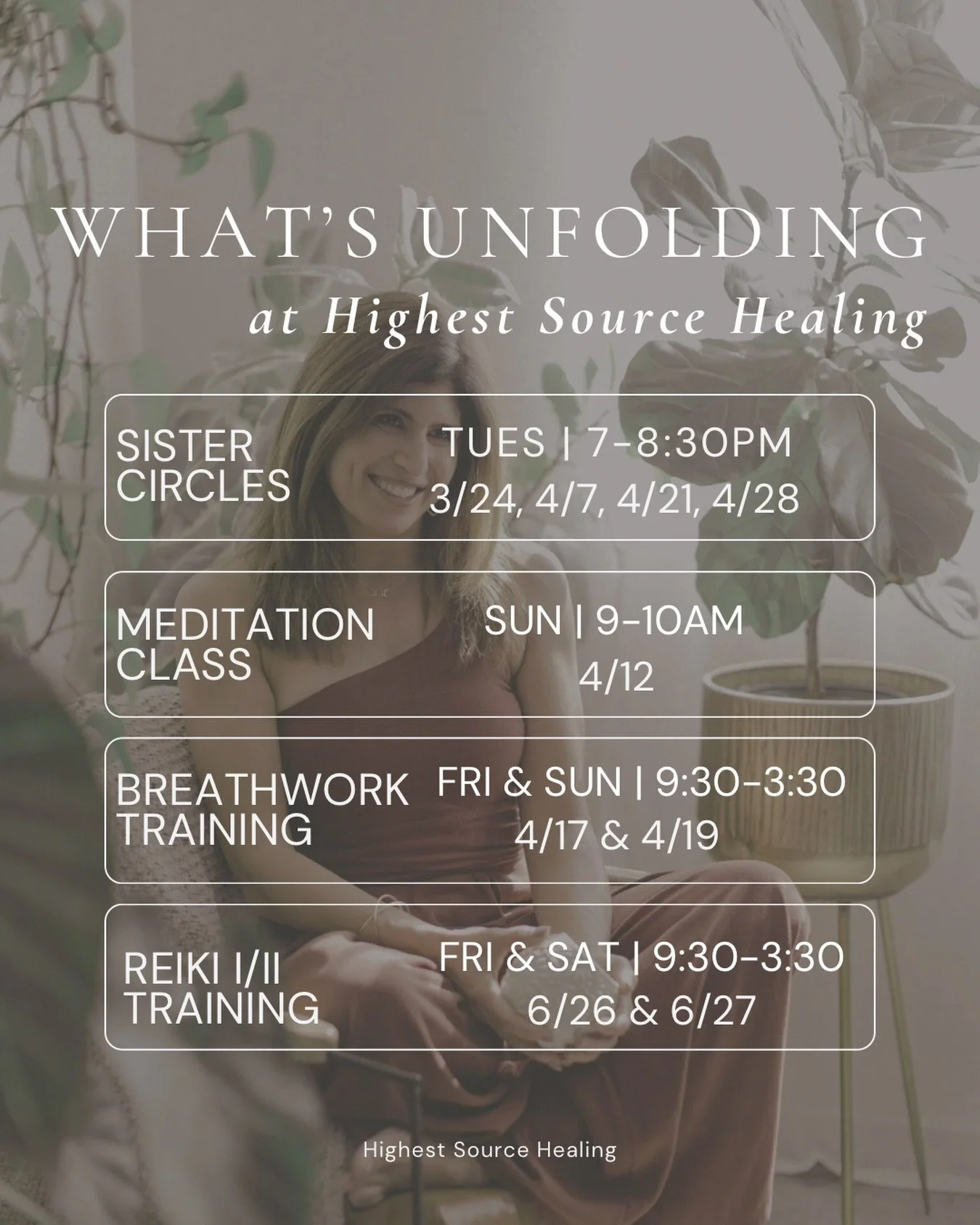 Presence is powerful.

It brings you back to your breath.
Back to your body.
Back to yourself.

It&rsquo;s easy to get pulled in different directions. To stay busy, stay in your head, and move through your days without really checking in. And after a