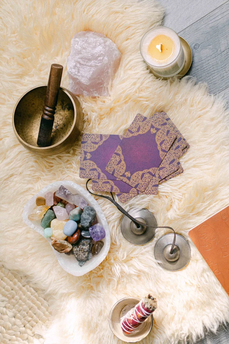 Reiki tools used for a Highest Source Healing blessing and clearing
