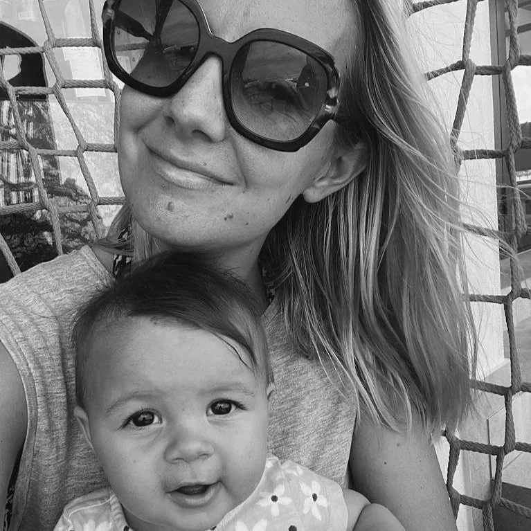 Professional career coach Claire Cretella and her youngest child