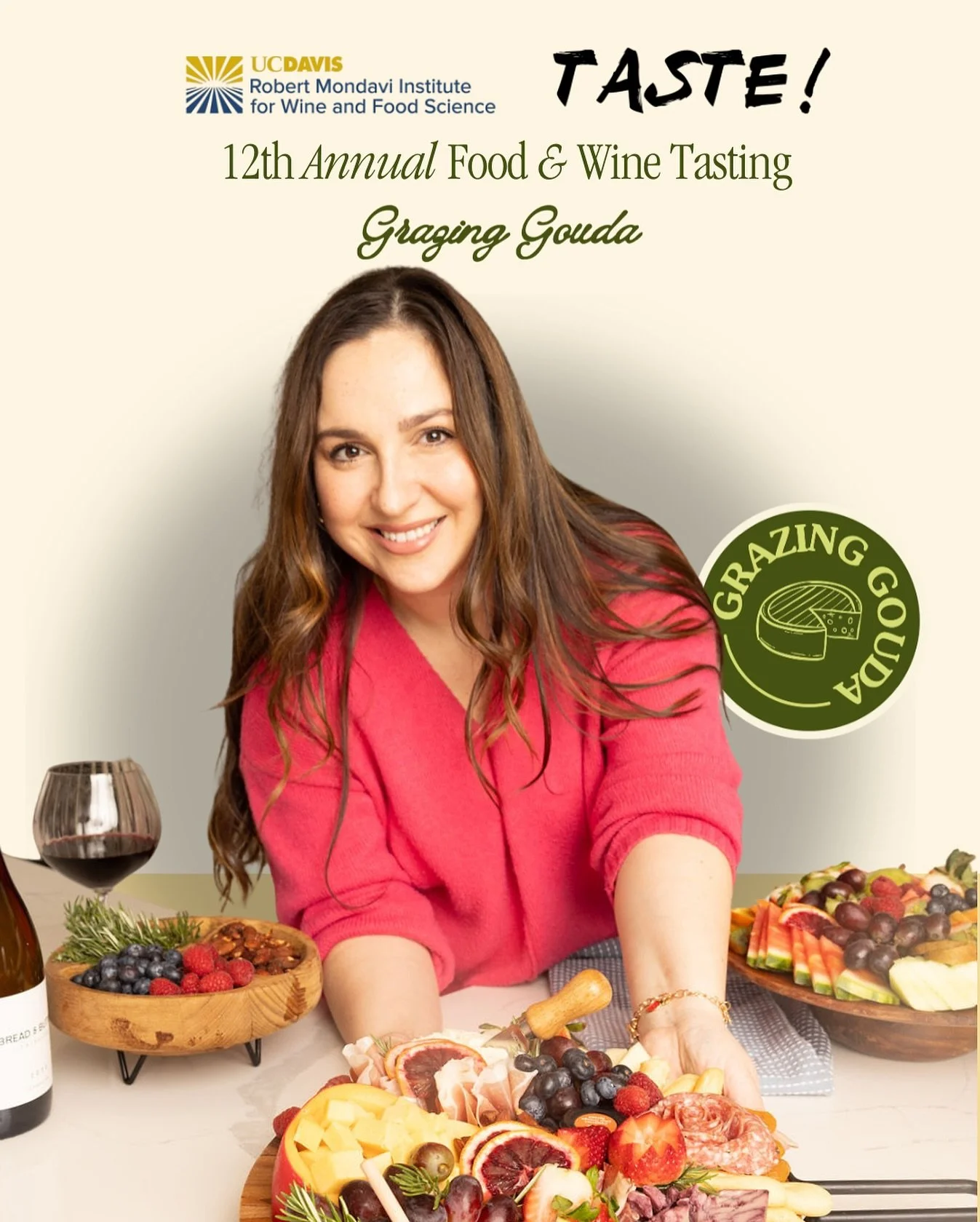 Super excited to announce @grazinggouda is catering the 12th annual Robert Mondavi Wine Institute TASTE event this Saturday at UC Davis! @ucdavisrmi 🍷🧀

Although it&rsquo;s sold out, I&rsquo;ll make sure to share on stories all about it! So make su