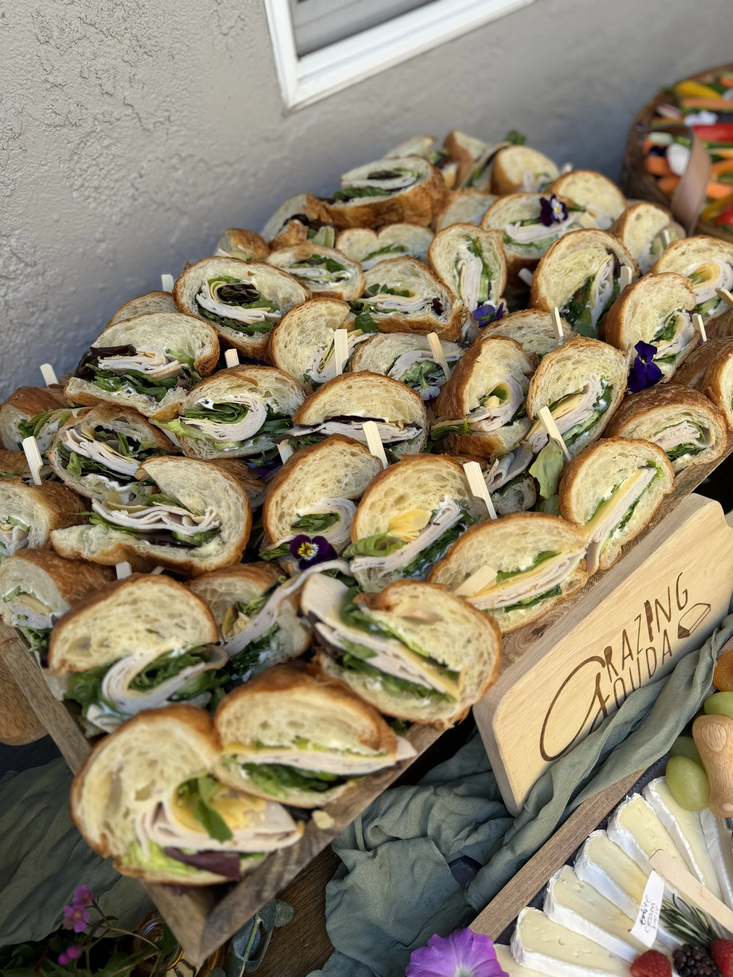 TURKEY CROISSANT SANDWICHES