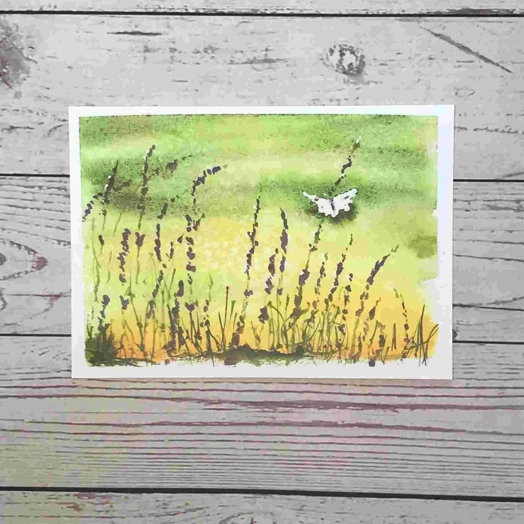 Butterfly Perched on Lavender Print