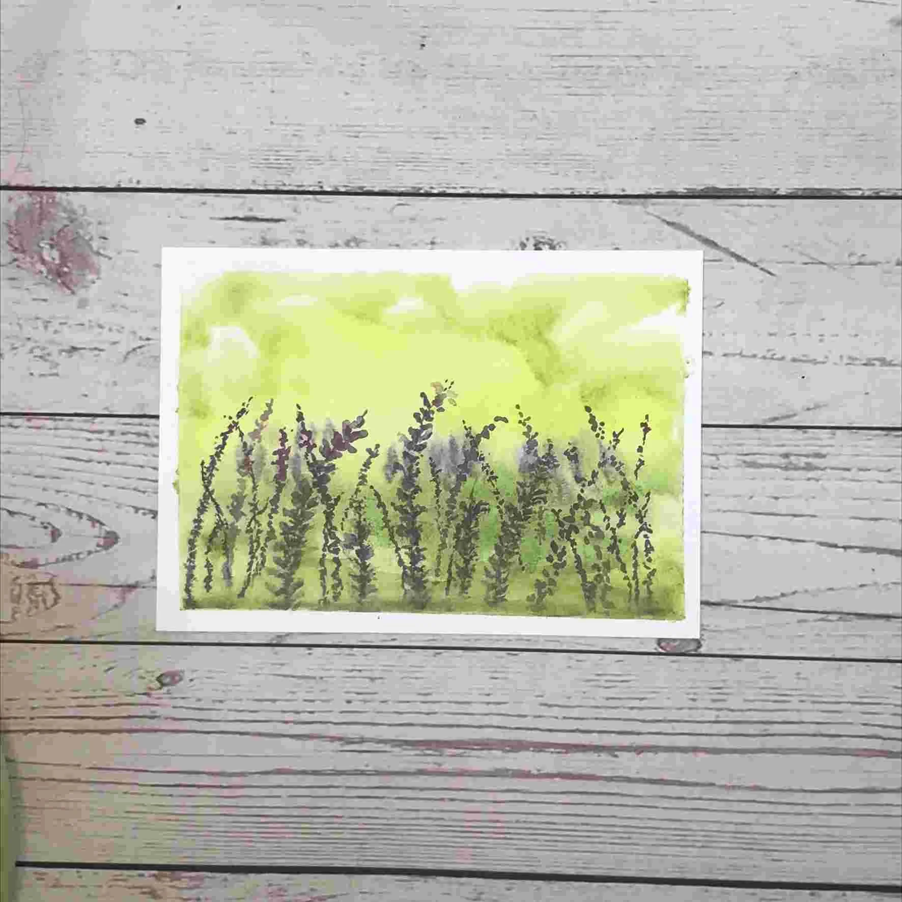 Golden Hour in the Lavender Field Print