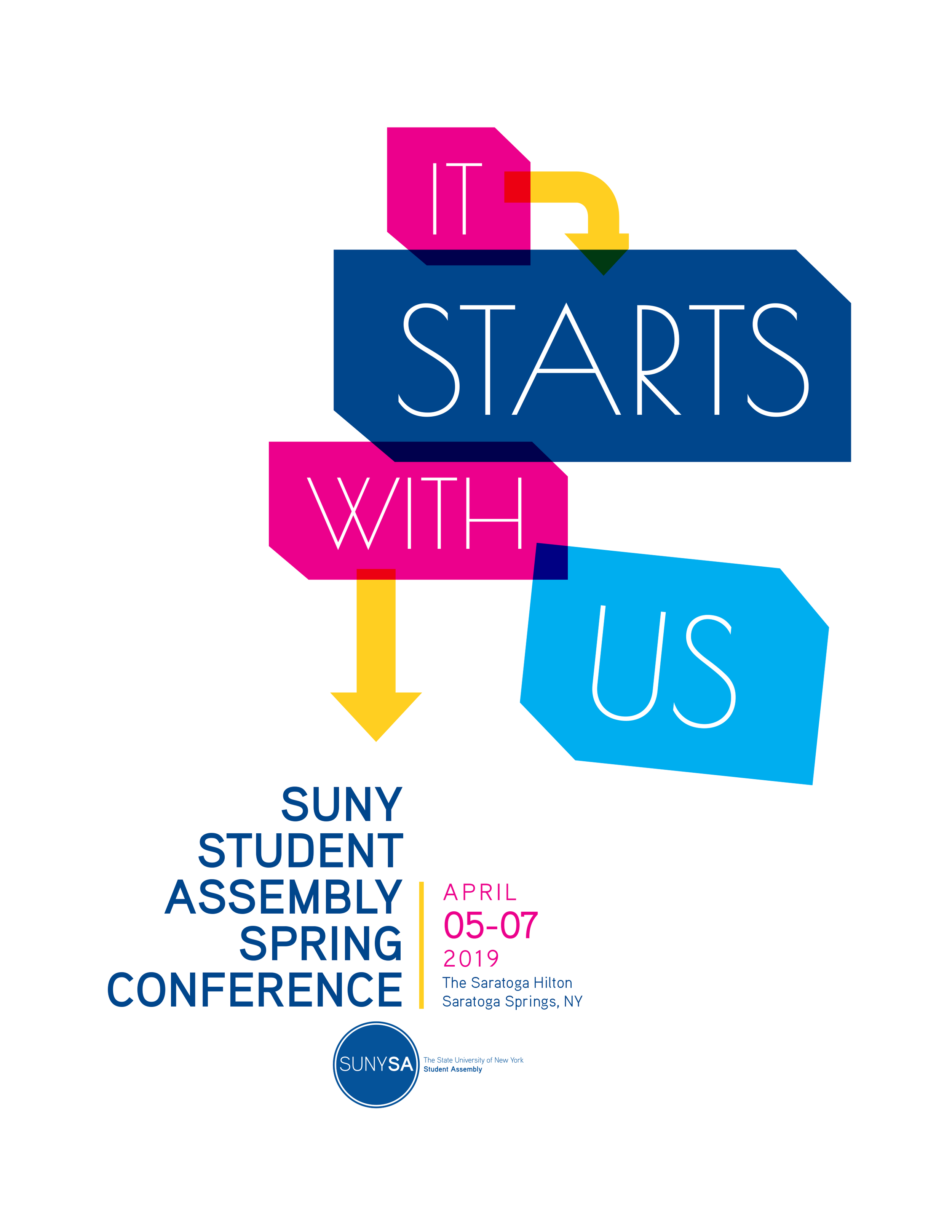 8.5x11 Student Assembly Conference Program (cover)