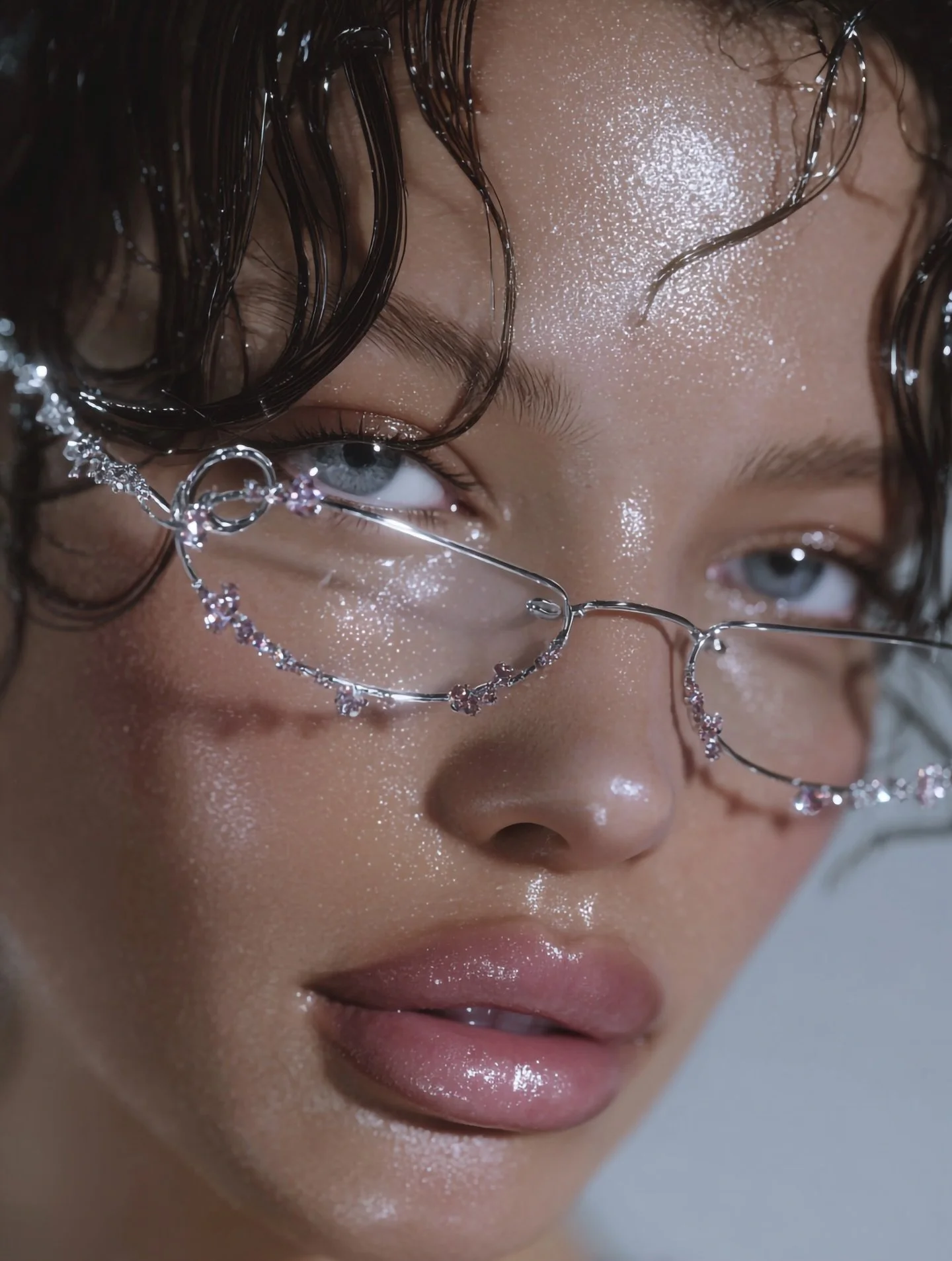 A study in shine, texture and precision.
Beauty as art direction.