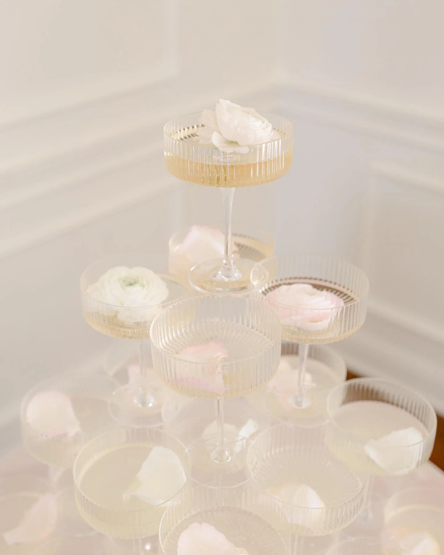 Always opt in for a champagne tower. You won&rsquo;t regret it!🥂