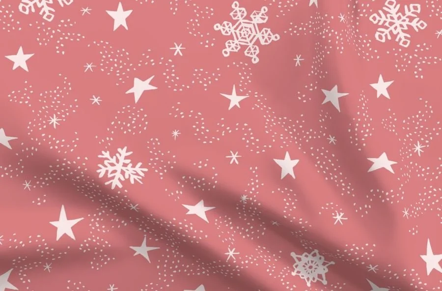 230304B / Arctic Twilight in Cranberry