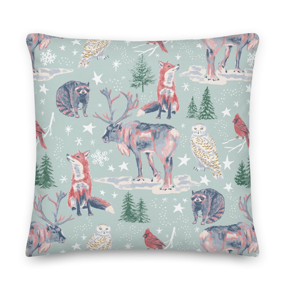 Winter Solstice Throw Pillow with Insert — Pine + Feather Studio