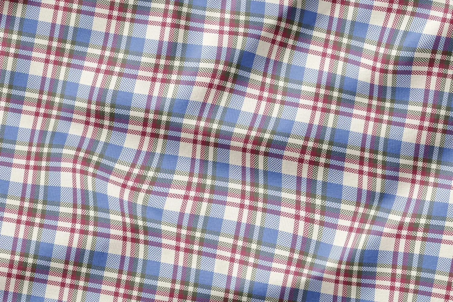 240104B / Glacier Tartan in Bluebird