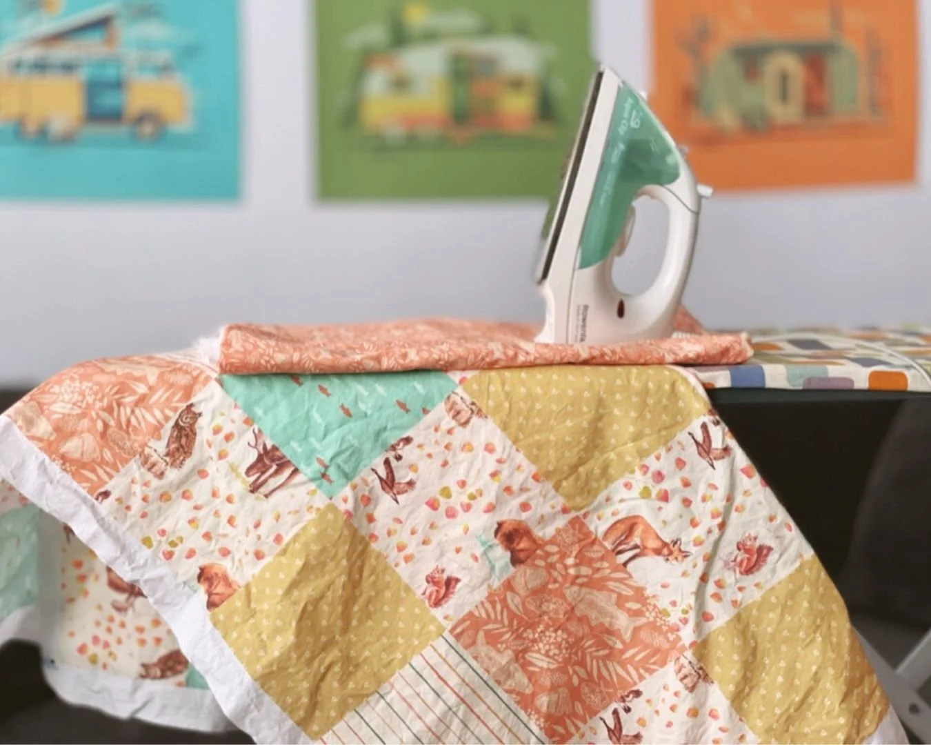 How to make a Spoonflower Cheater Quilt A StepbyStep Guide Pine & Feather Studio