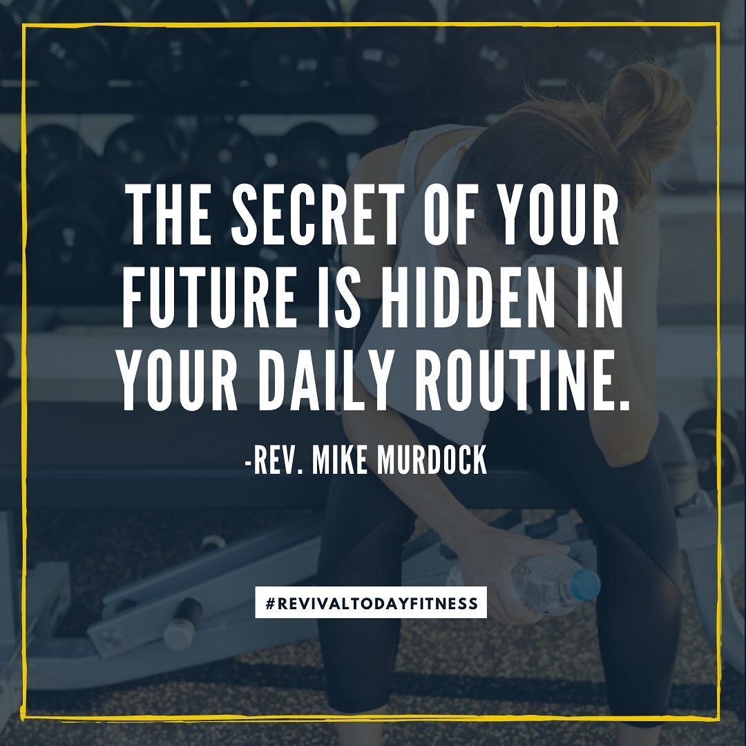 What you do today MATTERS. Challenge yourself to do something the future you will thank you for. Remember, what&rsquo;s done daily is what will get you the greatest results. #cantstopwontstop #rtf