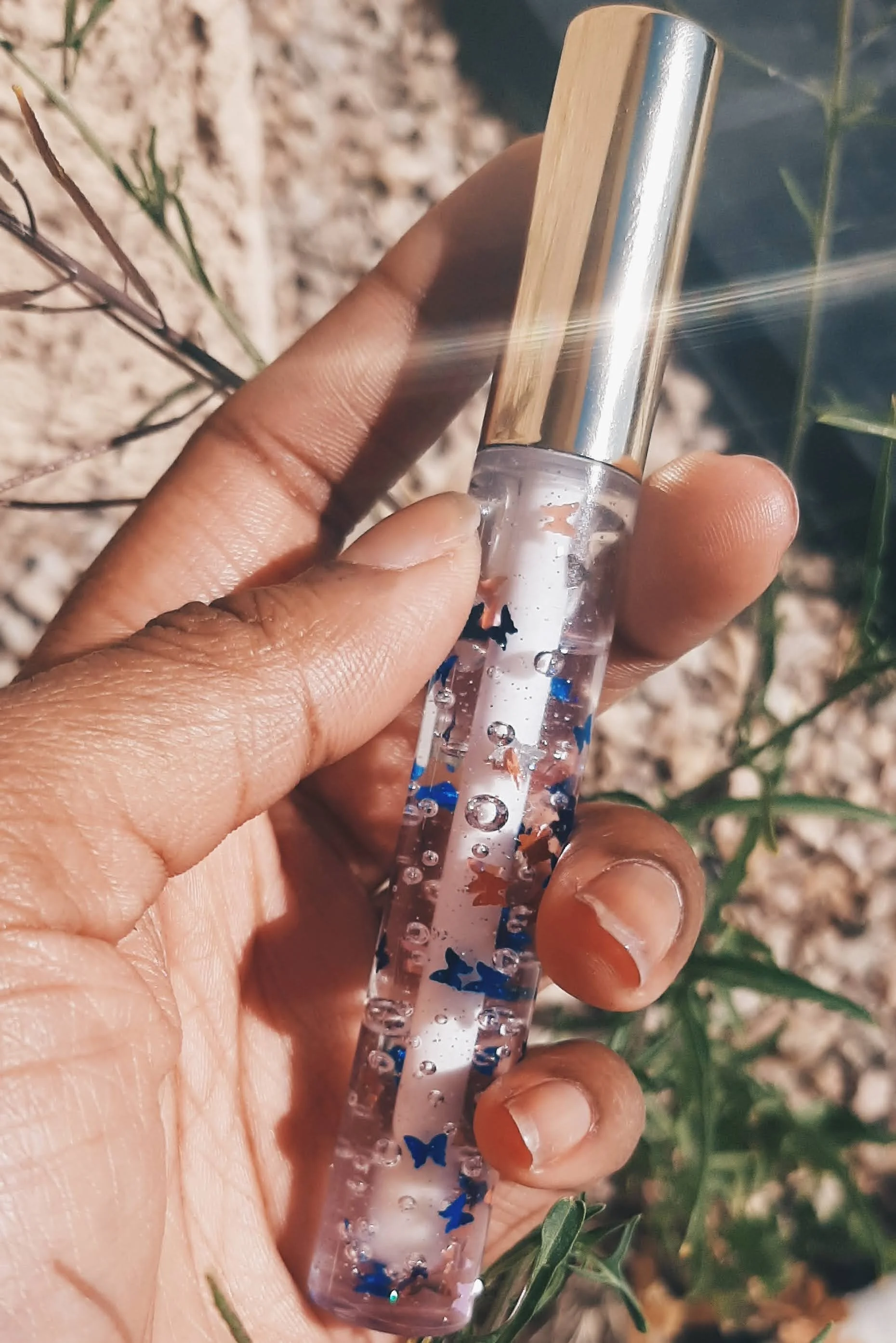 (VIDEO) “ Easy ” Blue Butterfly Lip Gloss Recipe with Versagel How To